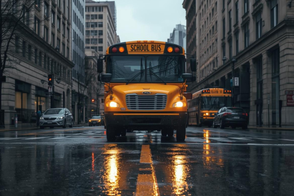 Students Boarding Bus
